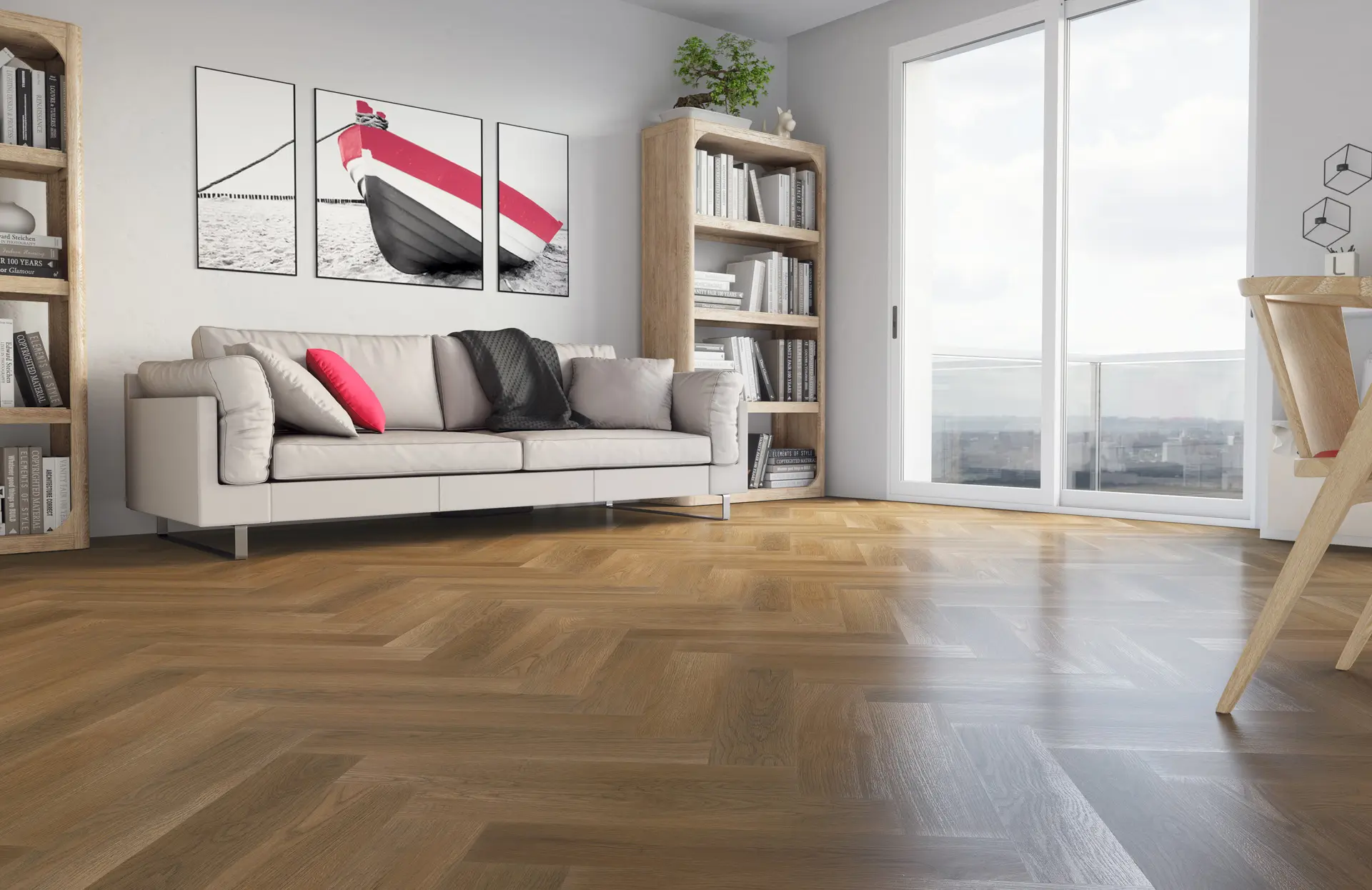 SPC Refloor Fargo Parquet Дуб Монако 33-63W948 (615*123*4мм, 0,5 мм)