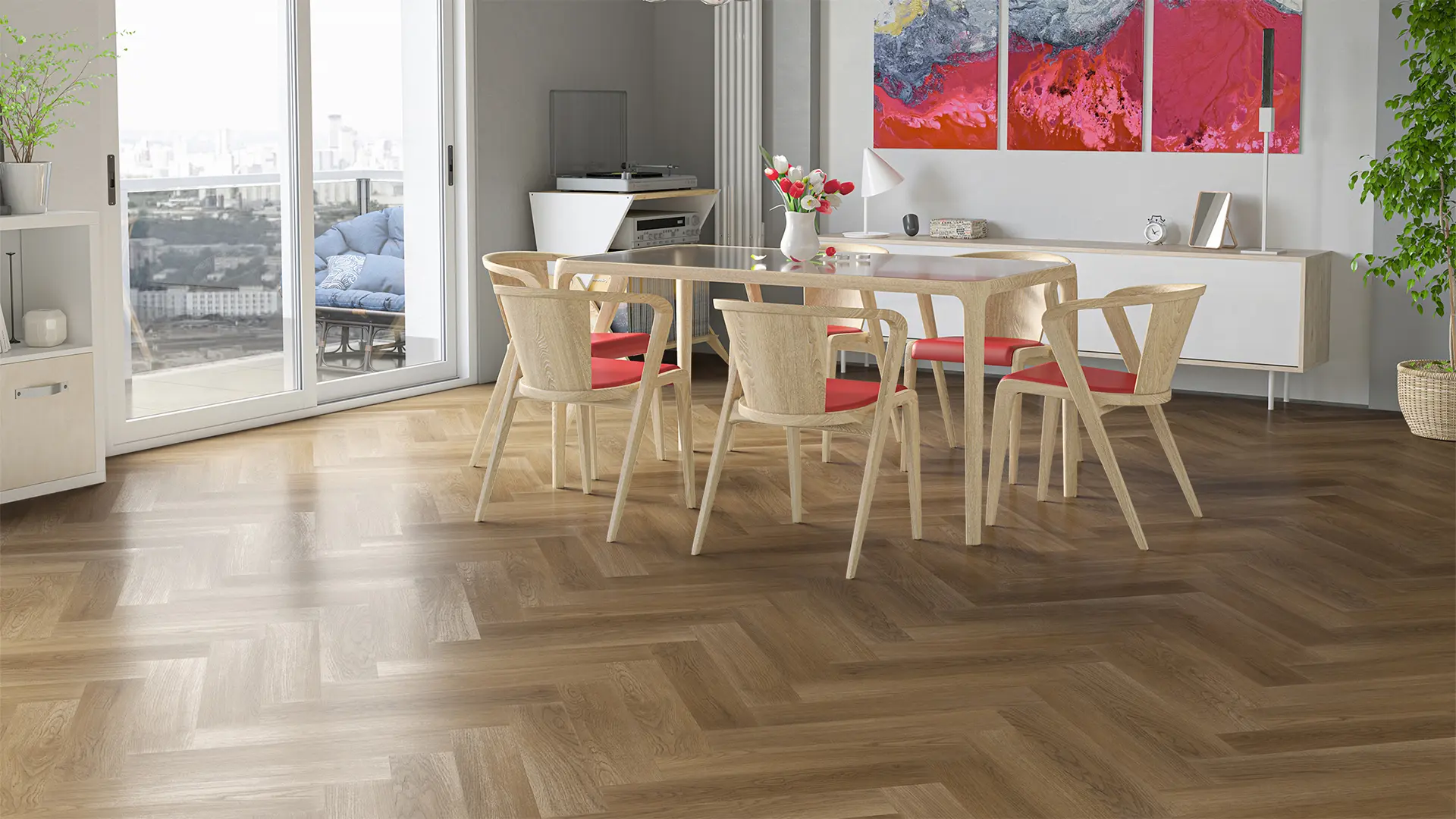 SPC Refloor Fargo Parquet Дуб Монако 33-63W948 (615*123*4мм, 0,5 мм)
