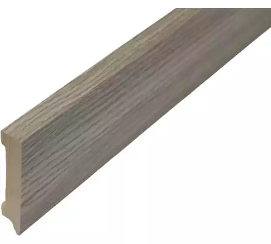 Плинтус Деревянный 80*16*2400 мм Ларче грей, шт