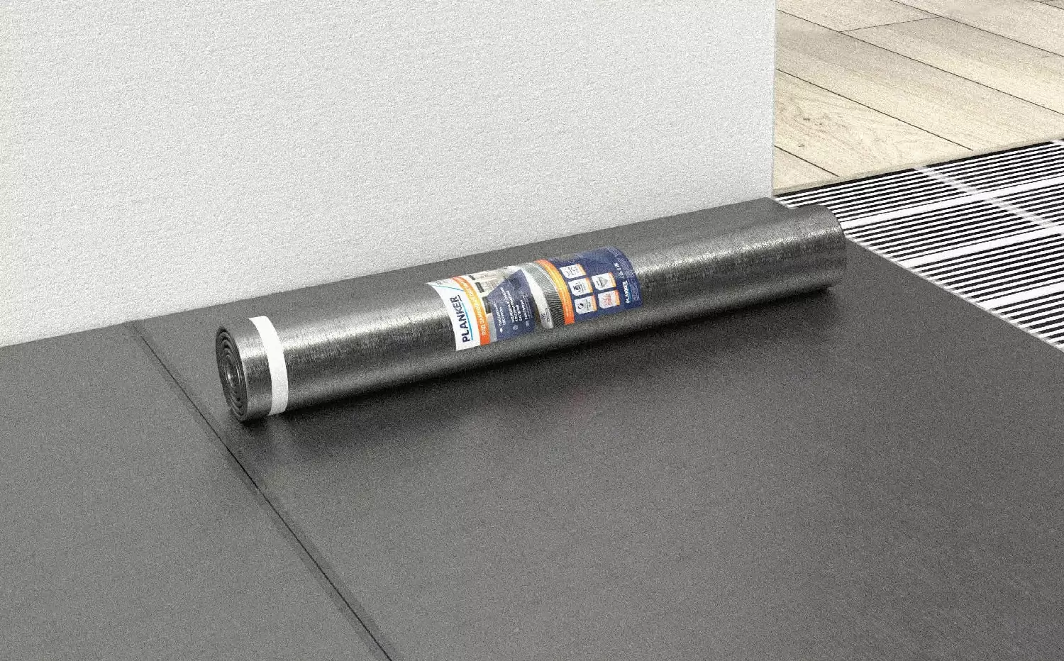Подложка Planker EVA для инфракрасного теплого пола под SPC/LVT 1.5 мм