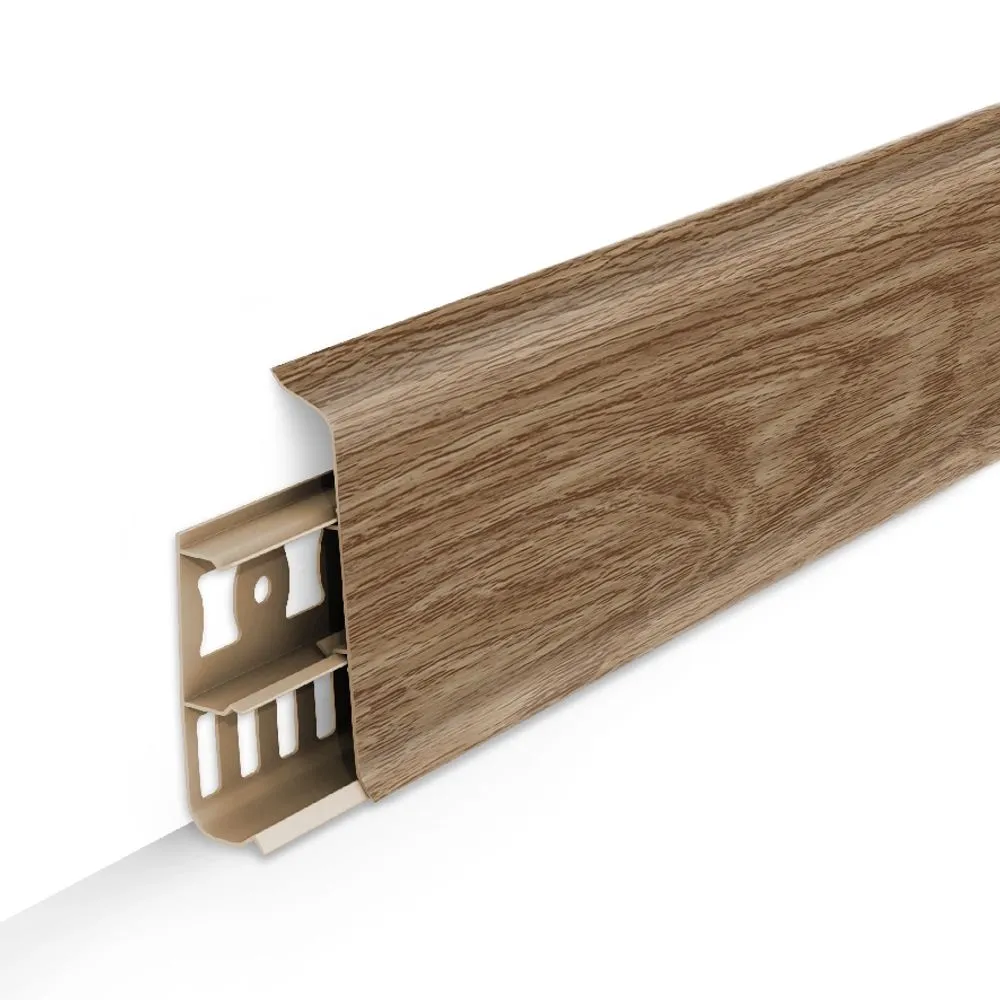 Плинтус Lexida Пластиковый 80мм 407 Дуб альпийский 2,2м