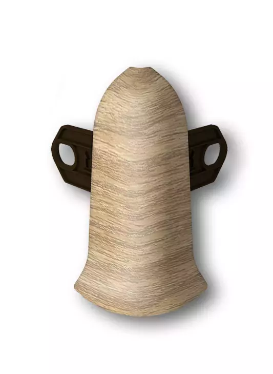 Наружный угол (2 шт/уп), Сосна золотистая "Классик 70 мм",