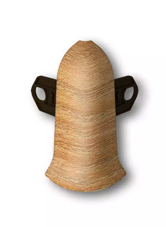 Наружный угол (2 шт/уп), Дуб коньячный "Классик 70 мм",