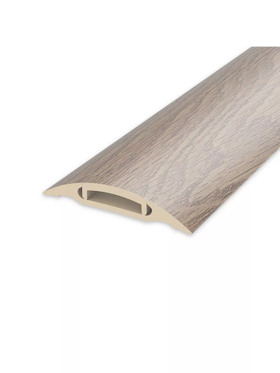 Порог с монтажным каналом (с дюб-гвоздями) 42мм 1,8 "Идеал" 211/Дуб рустик