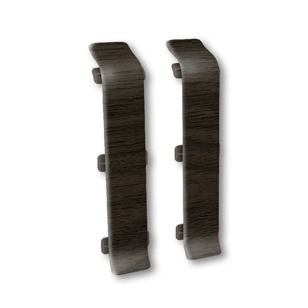 408 Соединитель Лексида 80мм Дуб черненый (2шт/блистер)