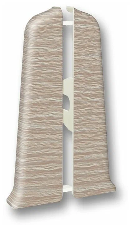 Торцевые (пара) для плинтуса 85мм "Деконика" (1 пара во флоупак), 361 Акация