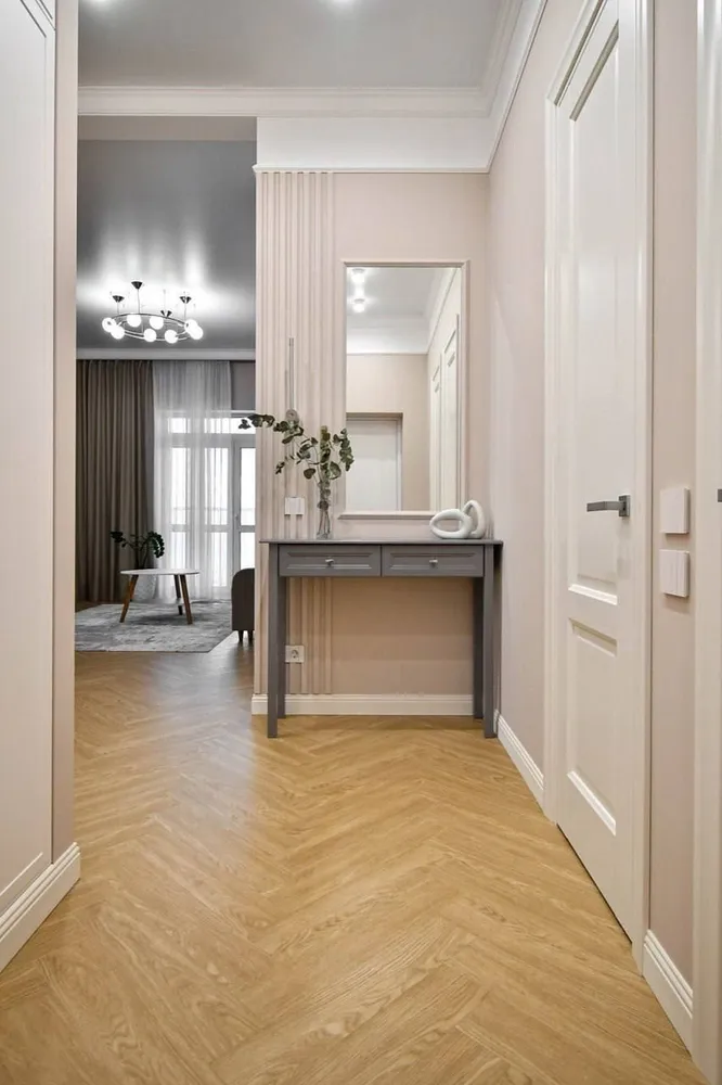 Кварц-виниловый ламинат SPC Резорт Давос 4V 640x128х5мм (1,311м2/16шт)