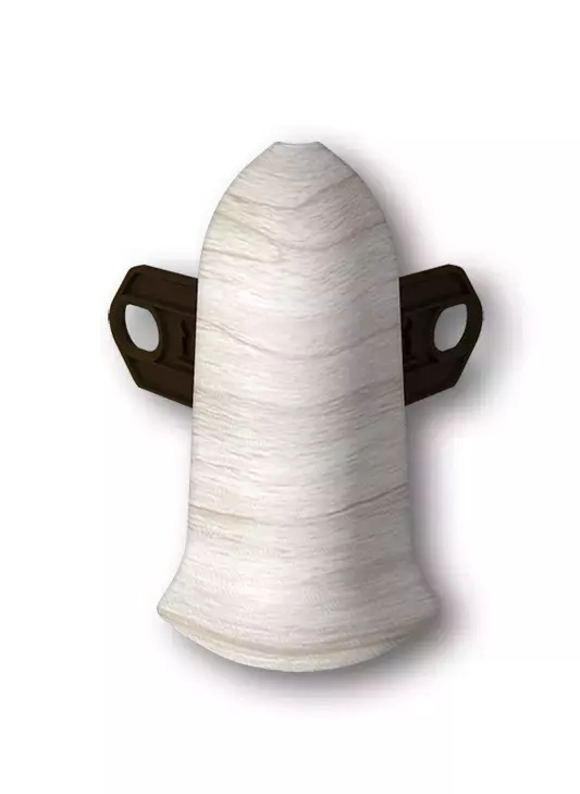 Наружный угол (2 шт/уп), Клен белый "Классик 70 мм",