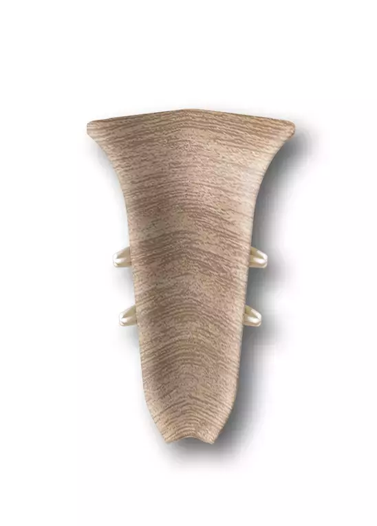 Внутренний угол (2 шт/уп), Дуб беленый "Классик 70 мм",