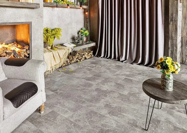 Кварцвиниловая плитка  Alpine Floor Light Stone Ваймеа ЕСО 15-3