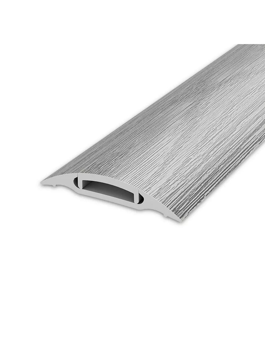 Порог с монтажным каналом (с дюб-гвоздями) 30мм 1,8 "Идеал" 210/Дуб пепельный