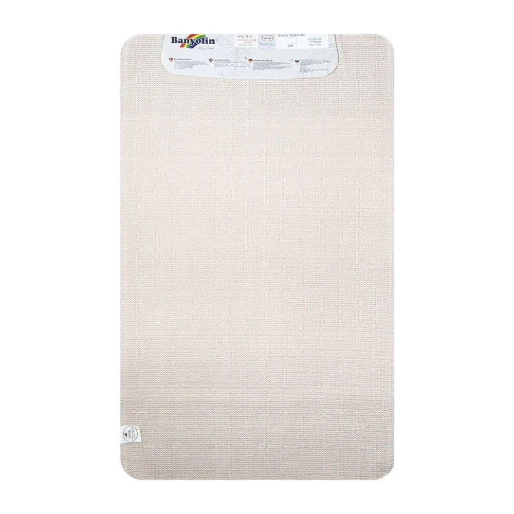 Коврик в ванную STARLOOP одинарный СЕРЫЙ 550 х 900 мм 100% полиэстер , ворс 6 мм, код: 00811