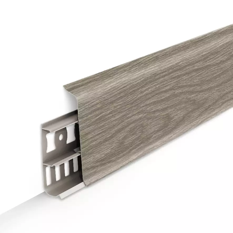 253 Плинтус Лексида 80х2200мм Ясень серый