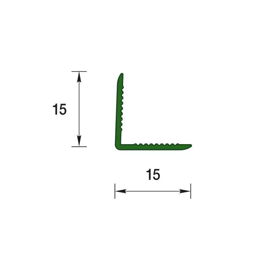 Угол 15х15мм 2,7м &amp;amp;amp;quot;Деконика&amp;amp;amp;quot;, Светло-серый глянцевый, шт