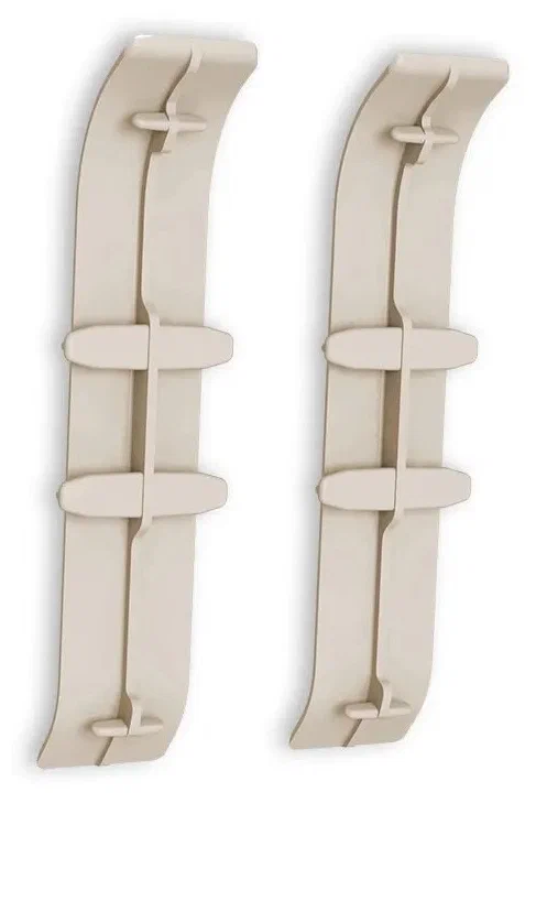 Соединитель для плинтуса 85мм "Деконика" (2шт. во флоупак), 208 Дуб Мокко