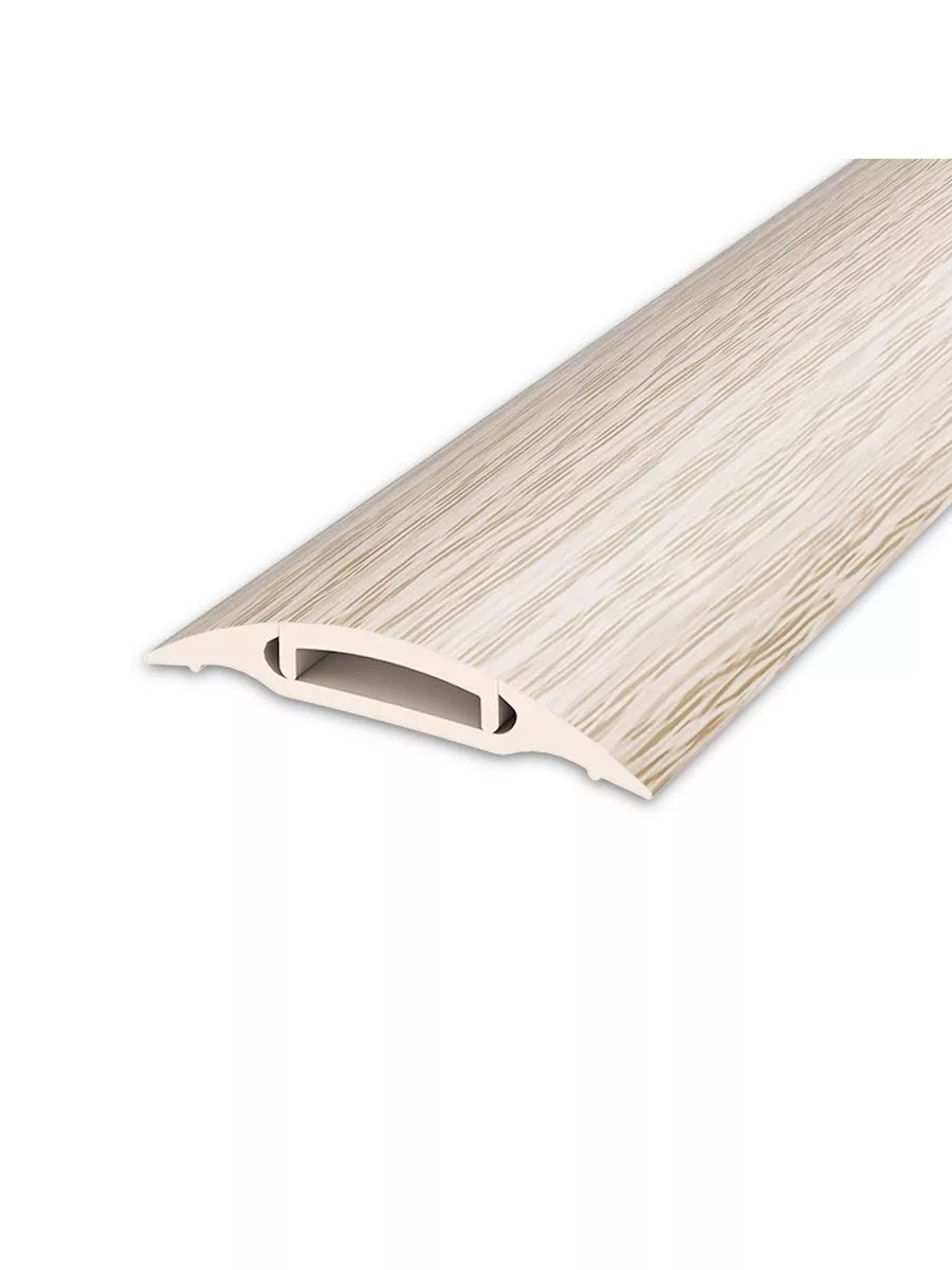 Порог с монтажным каналом (с дюб-гвоздями) 42мм 1,8 "Идеал" 213/Дуб северный