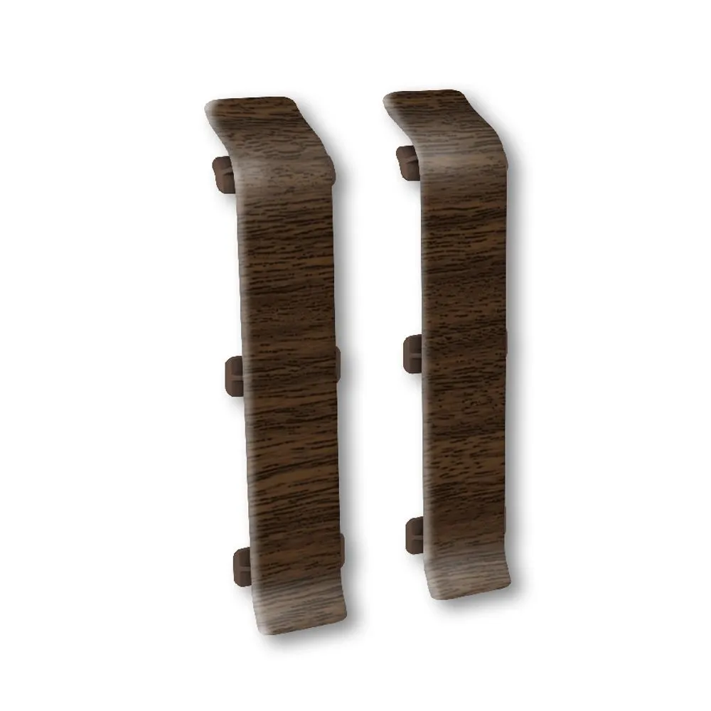 293 Соединитель Лексида 80мм Орех темный (2шт/блистер)