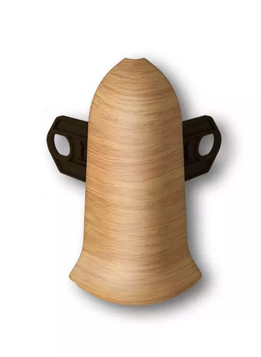 Наружный угол (2 шт/уп), Дуб светлый "Классик 70 мм",