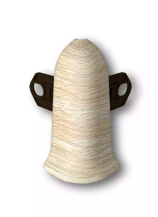 Наружный угол (2 шт/уп), Дуб европейский "Классик 70 мм",