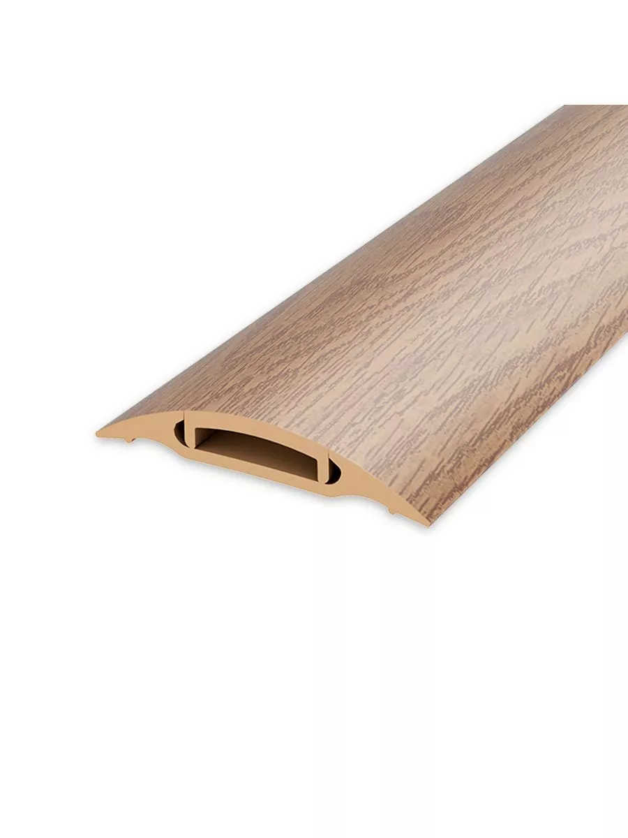 Порог с кабель-каналом 30мм 0,9м Дуб коньячный "Идеал Изи"