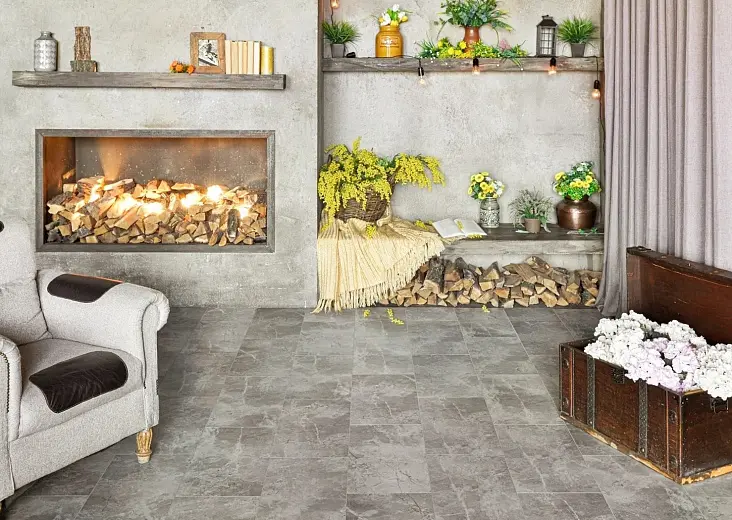 Кварцвиниловая плитка  Alpine Floor Light Stone Ваймеа ЕСО 15-3