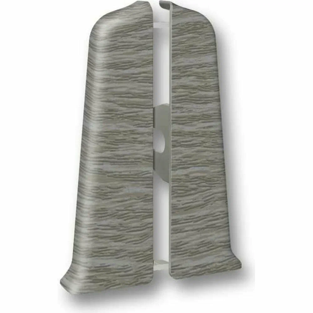 Торцевые (пара) для плинтуса 85мм "Деконика" (1 пара во флоупак), 210 Дуб пепельный