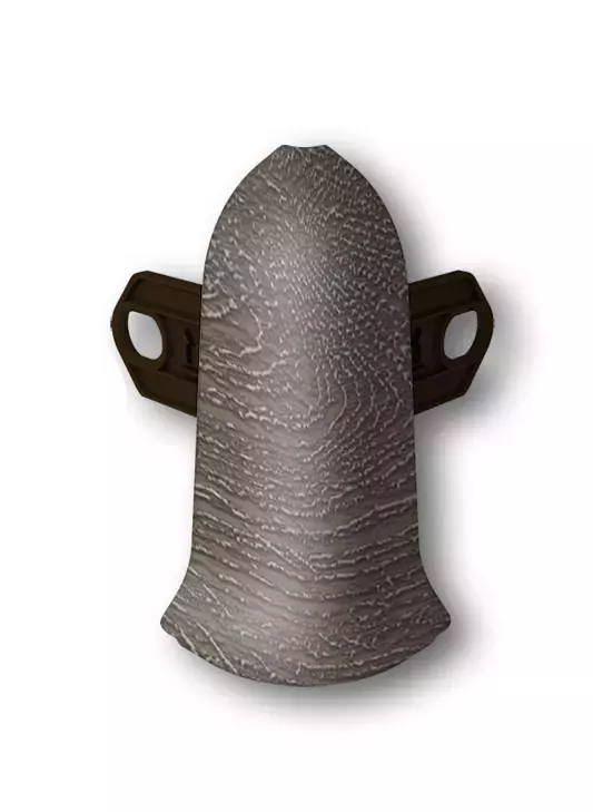 Наружный угол (2 шт/уп), Дуб мореный "Классик 70 мм",