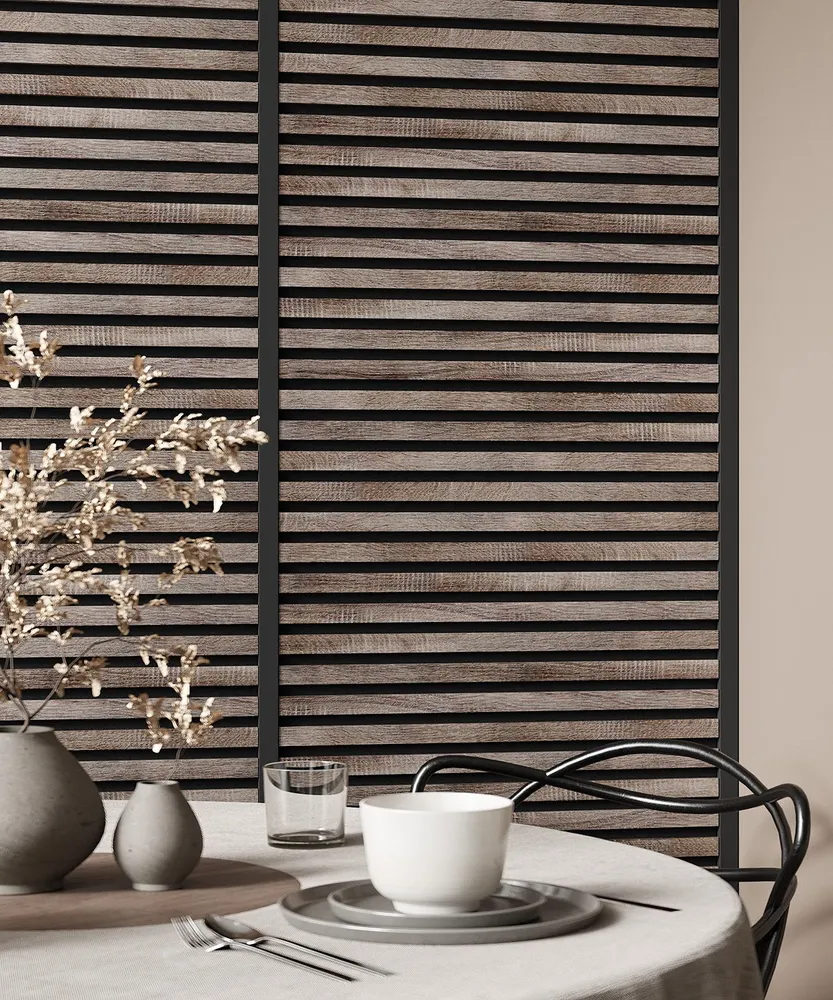 Руст стыковочный 25х22х1350мм, МДФ, черный, шт