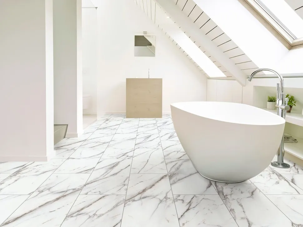 SPC ламинат CronaFloor Stone Терра Бьянко