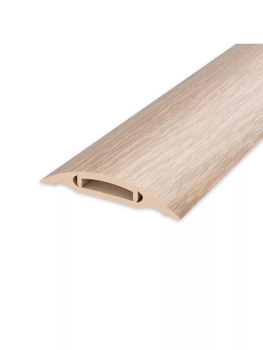 Порог с монтажным каналом (с дюб-гвоздями) 42мм 1,8 "Идеал" 201/Дуб