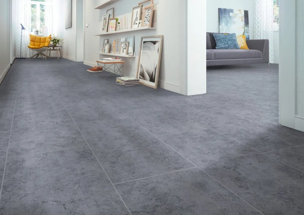 SPC ламинат CronaFloor Stone Мелли Грей