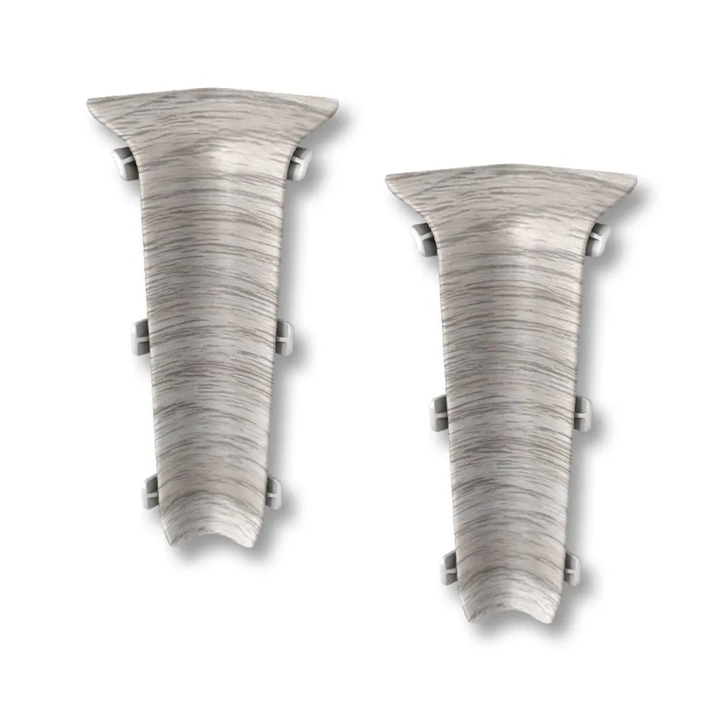 230 Угол внутренний Лексида 80мм Дуб айсберг (2шт/блистер)