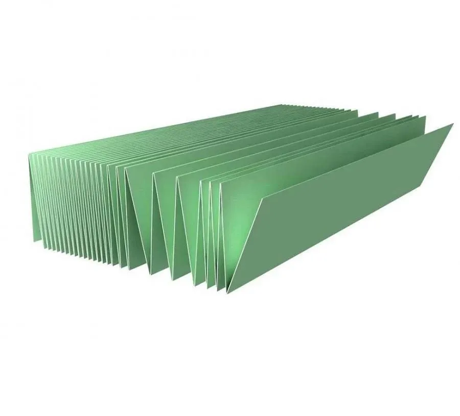 Подложка-гармошка зеленая 1050х250х3мм (5.25м2/уп) Faberhaus