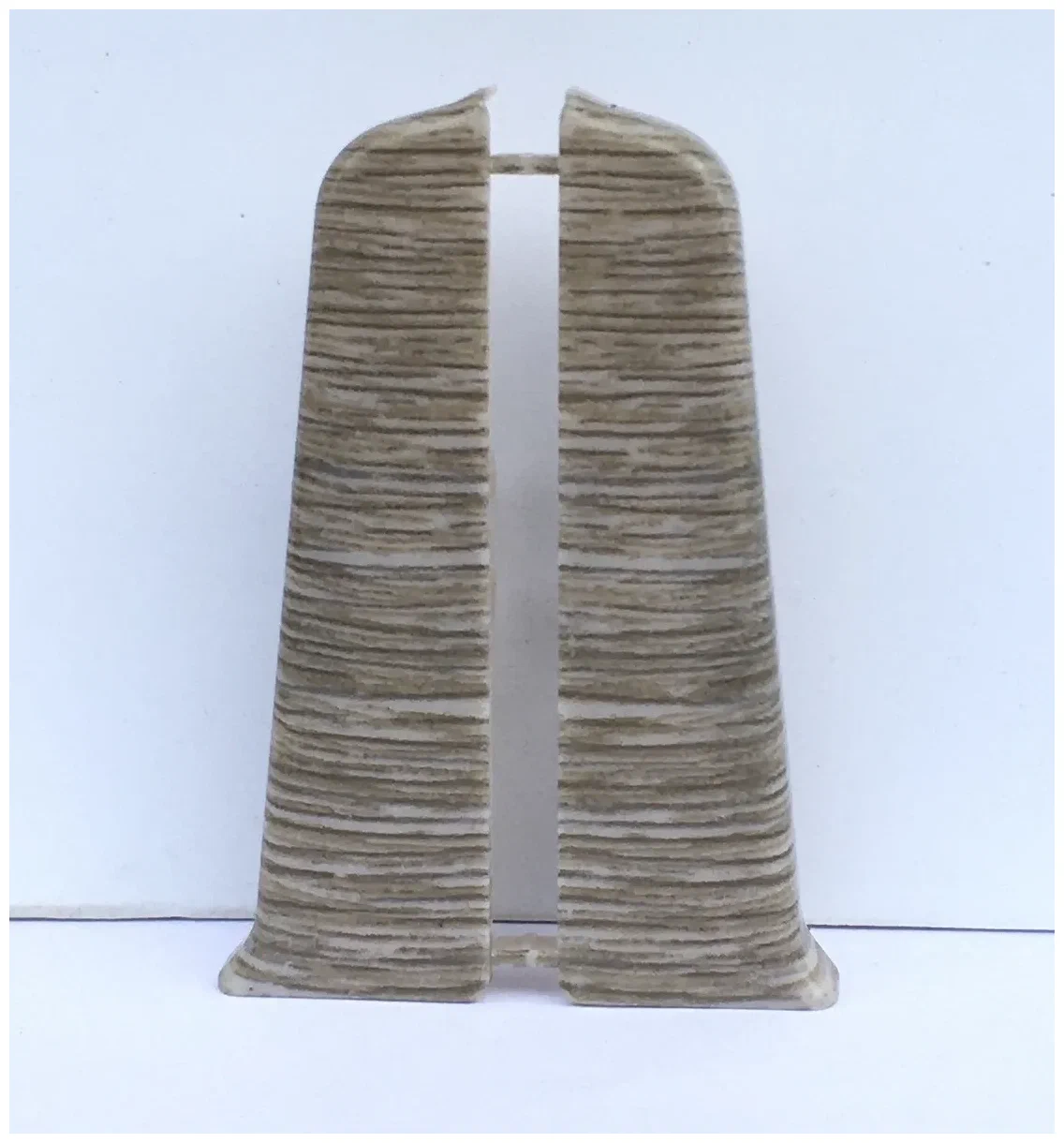 Торцевые (пара) для плинтуса 85мм "Деконика" (1 пара во флоупак), 208 Дуб мокко