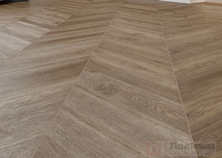 Клеевая кварцвиниловая плитка Alpine Floor Chevron LVT Макадамия ECO 20-5