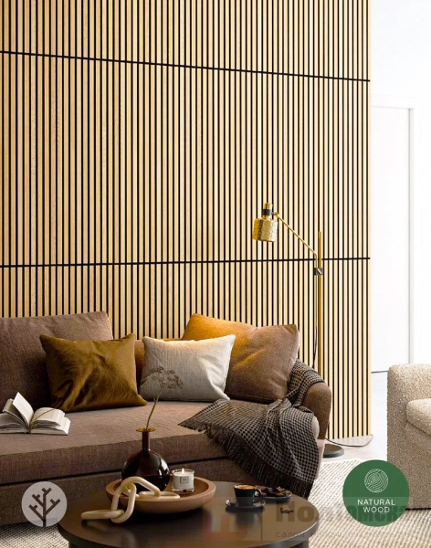 Акустическая панель Белый дуб 2780х600х21