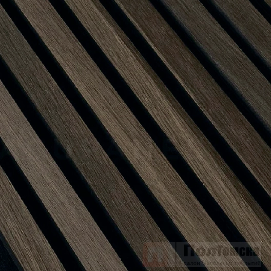 Акустическая панель Темный грецкий орех 27мм 2780х600х21