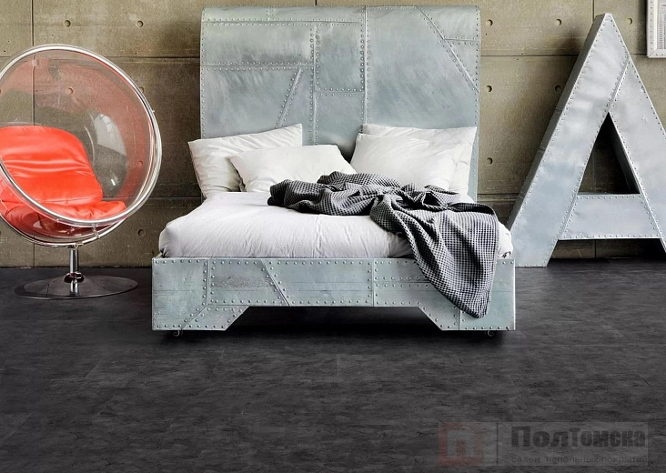 Виниловые полы Alpine Floor Grand Stone Скол Обсидиана ECO 8-3