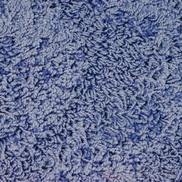 Коврик в ванную SHAGGY двойной ГОЛУБОЙ 60х100 + 50х60 см 100% полиэстер, ворс 20 мм код: 00158